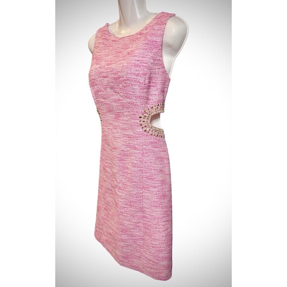 LILLY PULITZER~Catie Shift Dress Resort Pink Tropics Resort Boucle~Size 8~ $278 - Picture 7 of 16